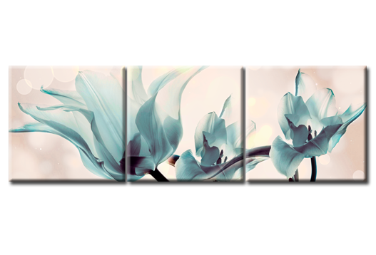 Модульная картина Воздушные тюльпаны