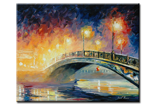 Декоративная картина Вечерний мост