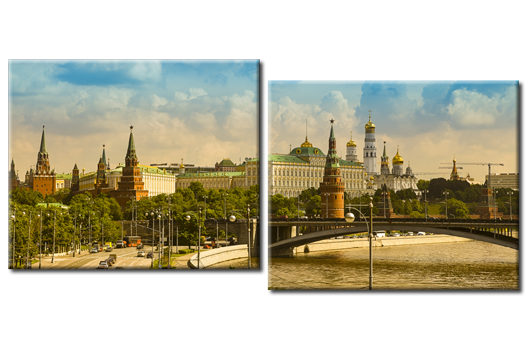 Модульная картина Московский полдень