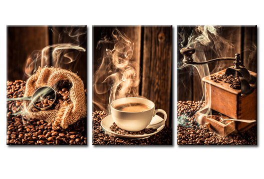 Модульная картина Аромат кофейных зерен