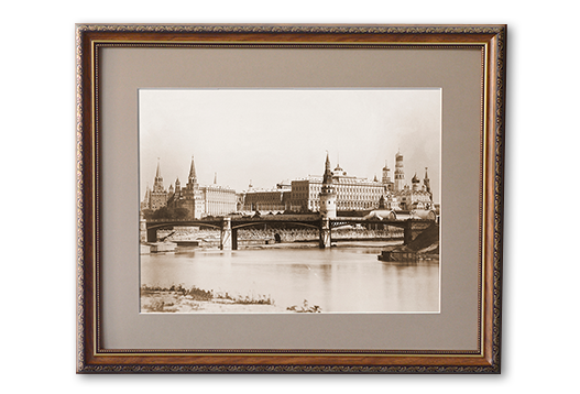 Фотокартина Вид на Кремль и Большой Каменный мост с набережной