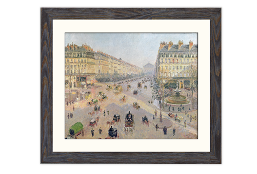 Картина Авеню де ла Опера в дождь