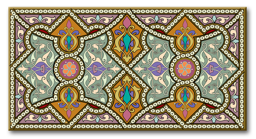 Декоративная картина Персидский ковер