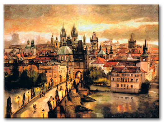 Декоративная картина Прага