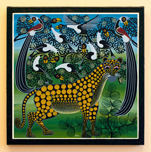 Декоративная картина Леопард