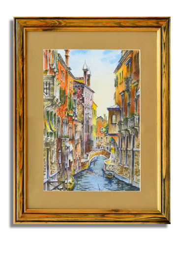Декоративная картина Il Canale Di Venezia 4