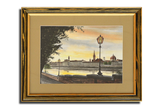 Декоративная картина Lungarno al Tramonto