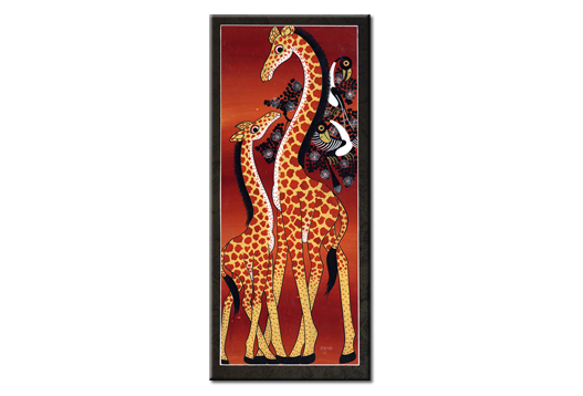 Декоративная картина Семья жирафов