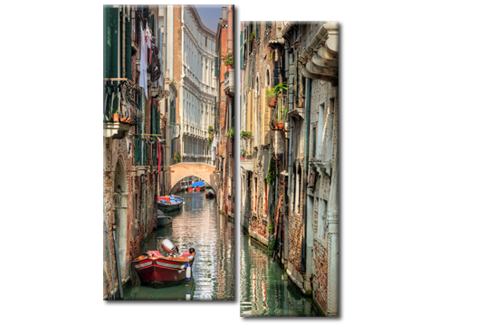 Модульная картина Лодочки Венеции