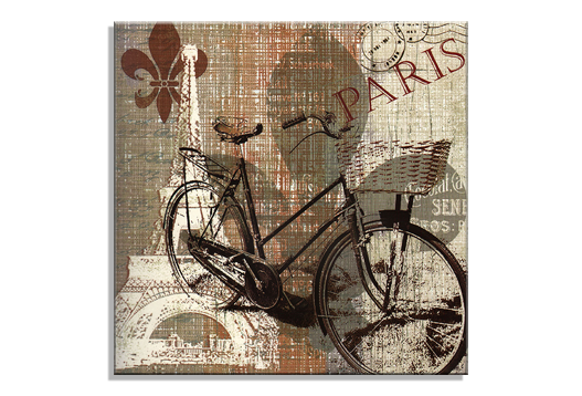Декоративная картина Поездка по Парижу