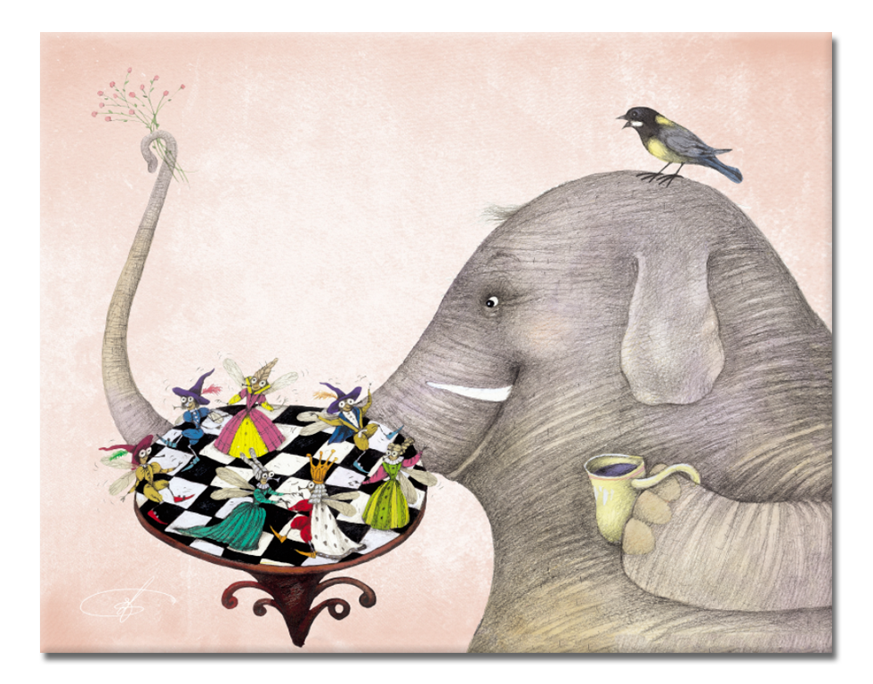 Картина слон. Слон и птичка. Слон с птицами картина. Денежный слон картина. Слон и солод