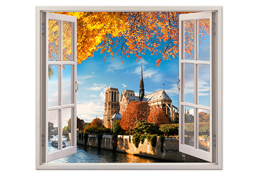 Декоративная картина Осенний Париж