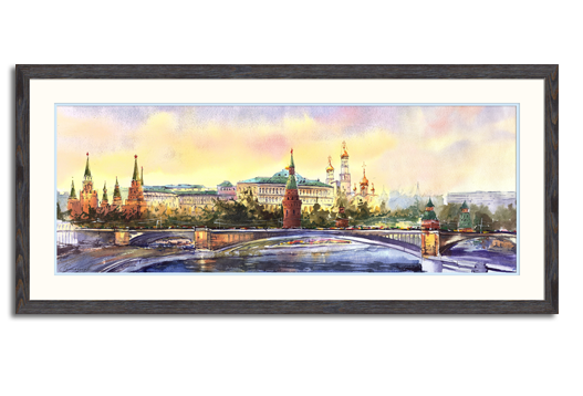 Картина Панорамный вид на Москву